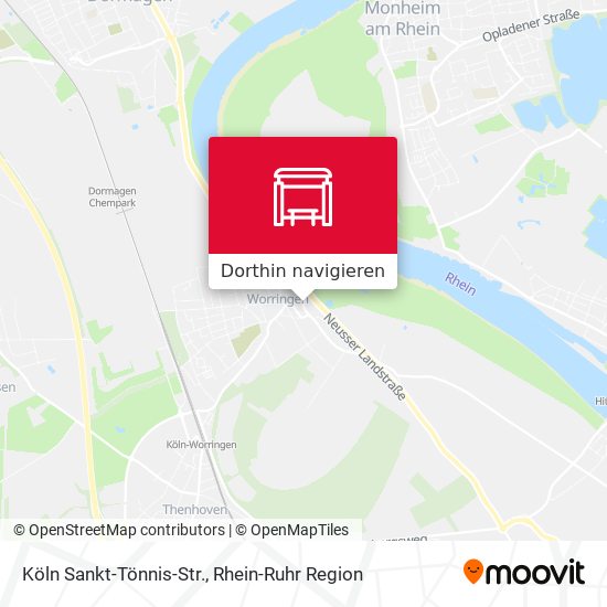 Köln Sankt-Tönnis-Str. Karte