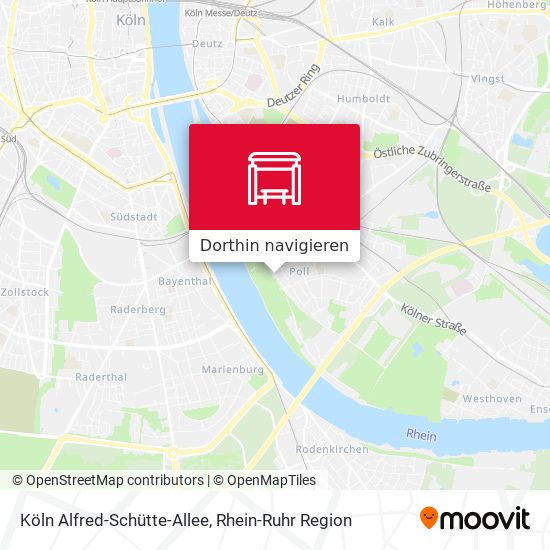 Köln Alfred-Schütte-Allee Karte