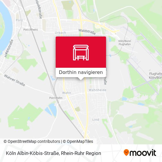 Köln Albin-Köbis-Straße Karte