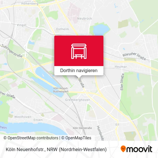 Köln Neuenhofstr. Karte
