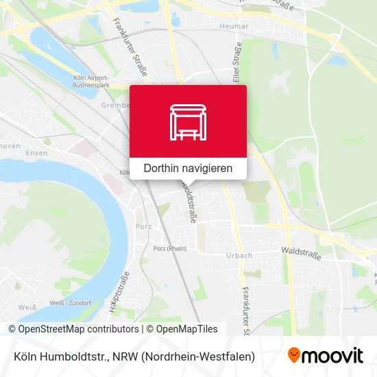 Köln Humboldtstr. Karte
