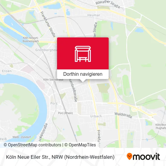 Köln Neue Eiler Str. Karte