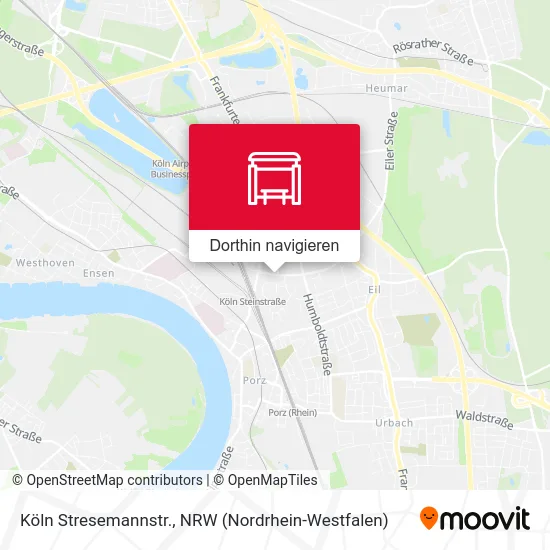 Köln Stresemannstr. Karte