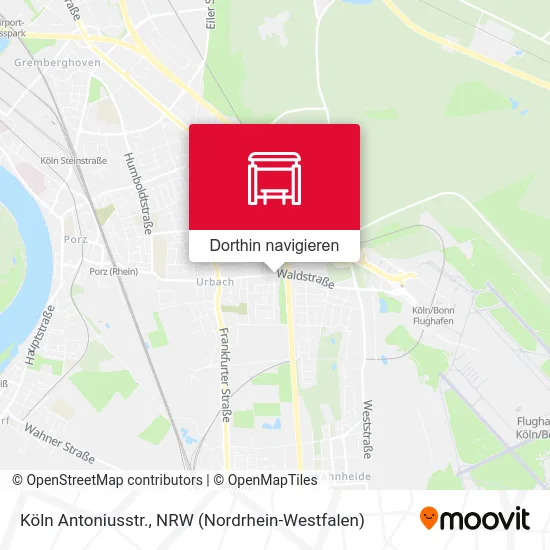 Köln Antoniusstr. Karte