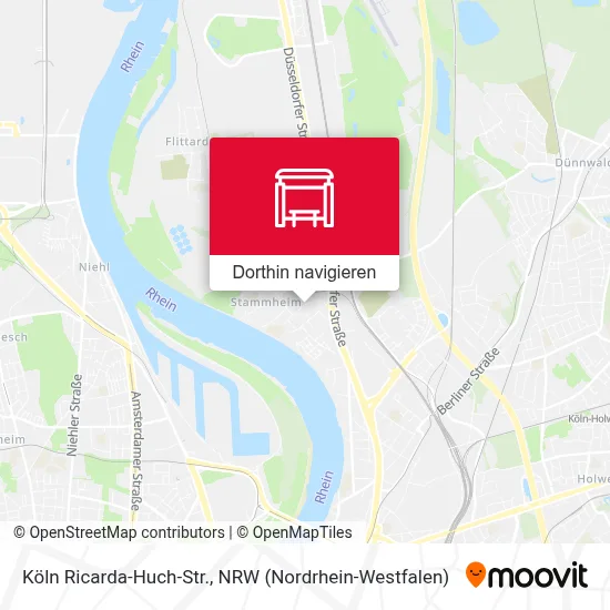 Köln Ricarda-Huch-Str. Karte