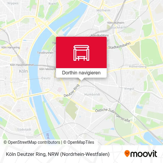 Köln Deutzer Ring Karte