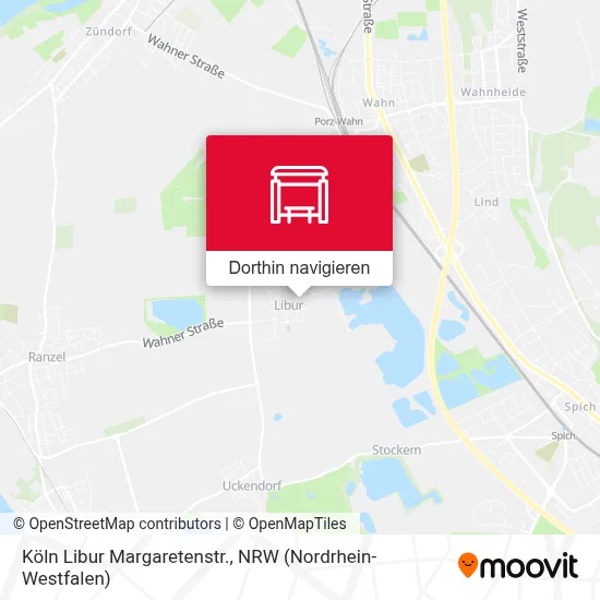 Köln Libur Margaretenstr. Karte