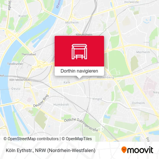 Köln Eythstr. Karte