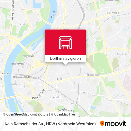 Köln Remscheider Str. Karte