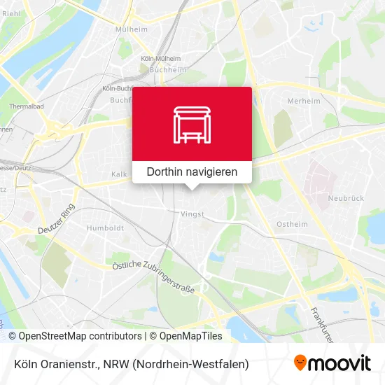 Köln Oranienstr. Karte