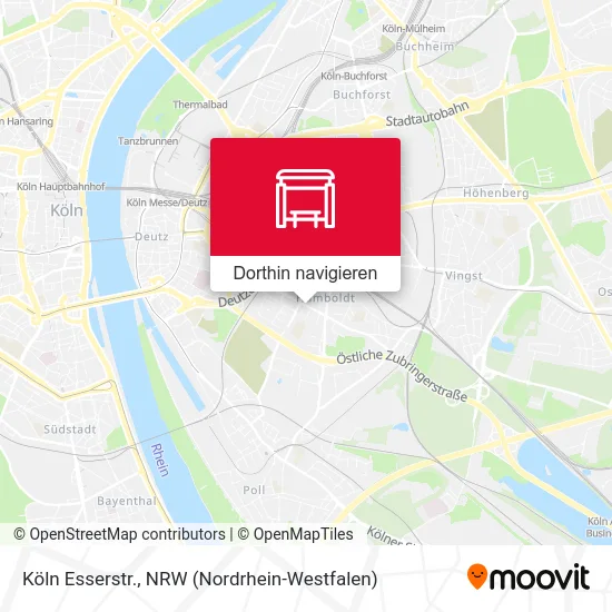 Köln Esserstr. Karte