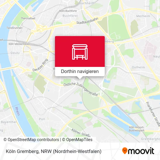 Köln Gremberg Karte