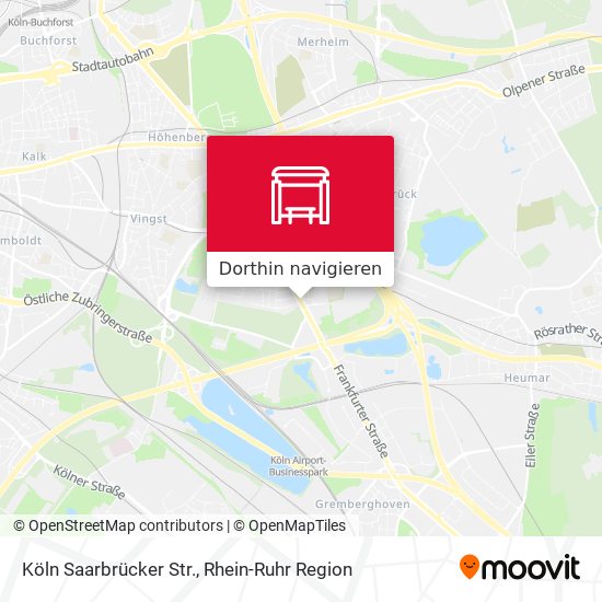 Köln Saarbrücker Str. Karte