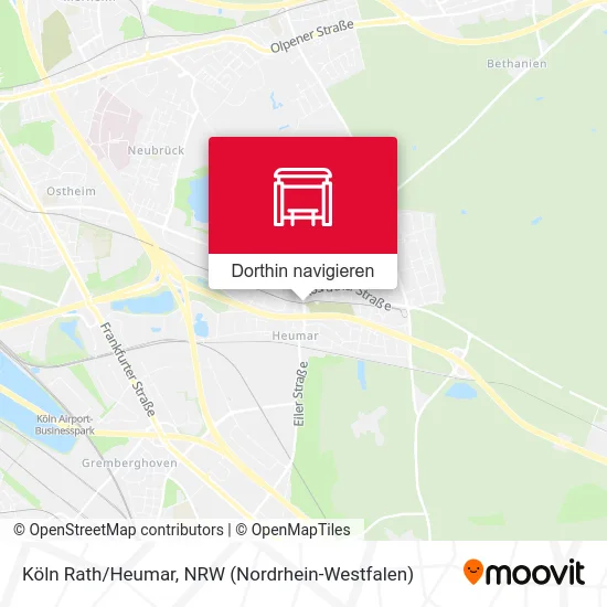 Köln Rath/Heumar Karte