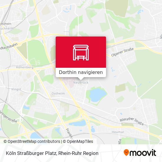 Köln Straßburger Platz Karte