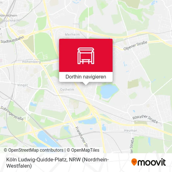 Köln Ludwig-Quidde-Platz Karte