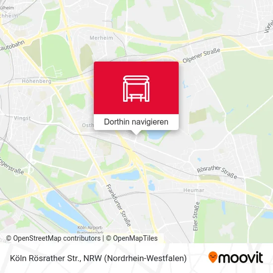 Köln Rösrather Str. Karte