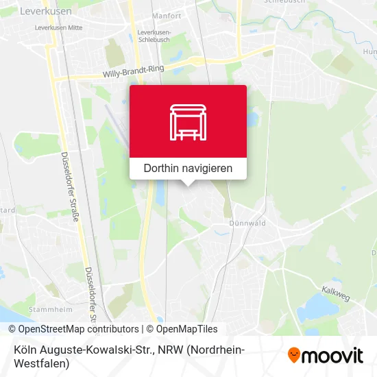 Köln Auguste-Kowalski-Str. Karte