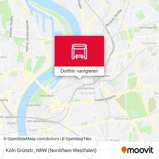 Köln Grünstr. Karte