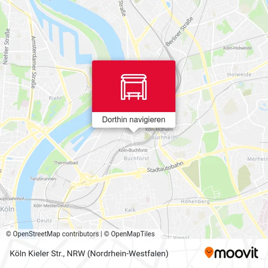 Köln Kieler Str. Karte