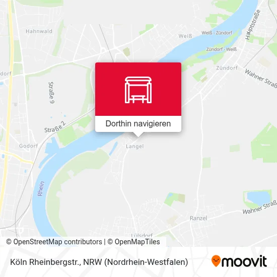 Köln Rheinbergstr. Karte