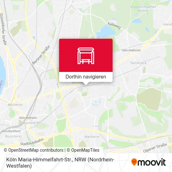 Köln Maria-Himmelfahrt-Str. Karte