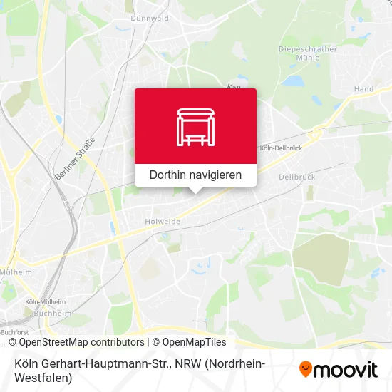 Köln Gerhart-Hauptmann-Str. Karte