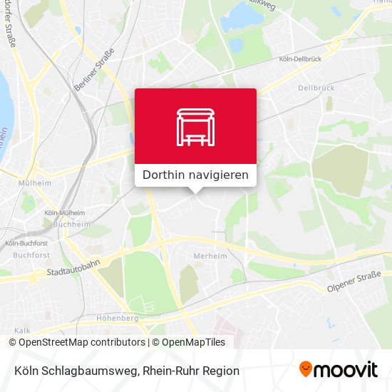 Köln Schlagbaumsweg Karte