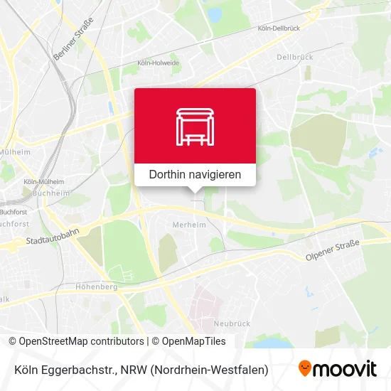 Köln Eggerbachstr. Karte