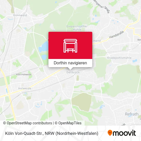 Köln Von-Quadt-Str. Karte