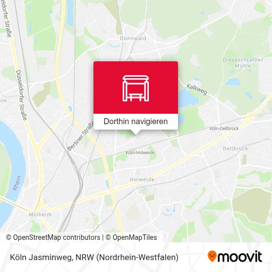 Köln Jasminweg Karte