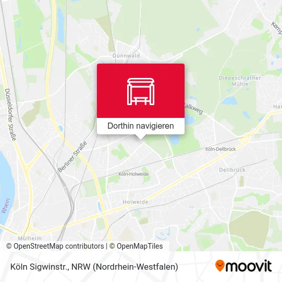 Köln Sigwinstr. Karte