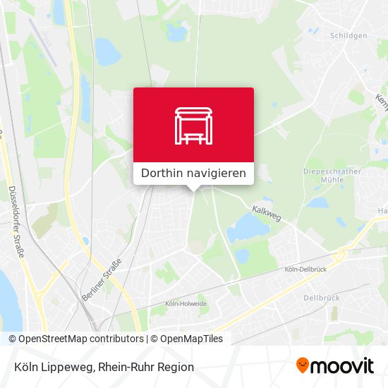 Köln Lippeweg Karte