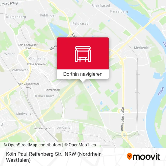Köln Paul-Reifenberg-Str. Karte