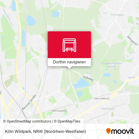 Köln Wildpark Karte