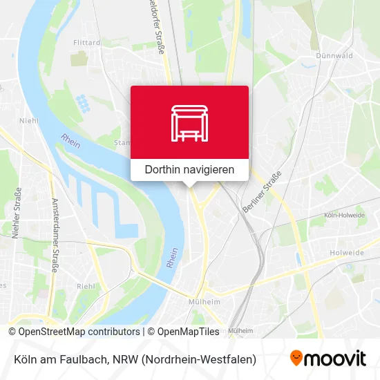 Köln am Faulbach Karte