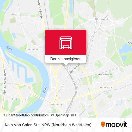 Köln Von-Galen-Str. Karte