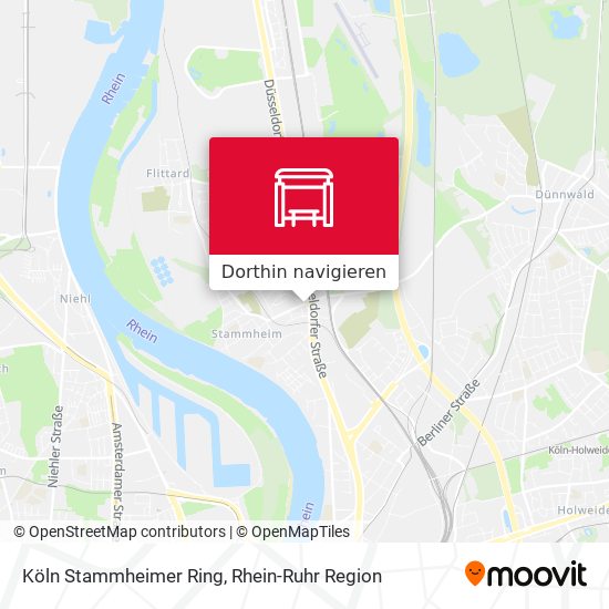 Köln Stammheimer Ring Karte