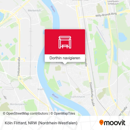 Köln Flittard Karte