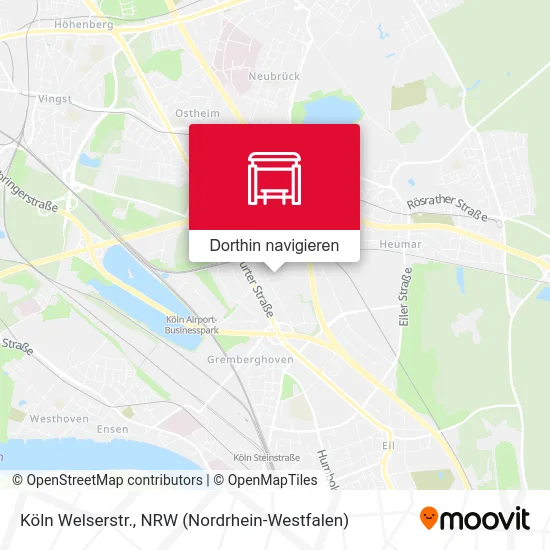 Köln Welserstr. Karte