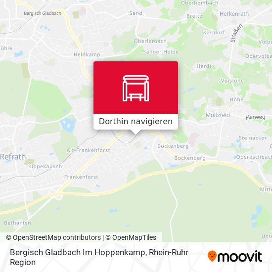 Bergisch Gladbach Im Hoppenkamp Karte