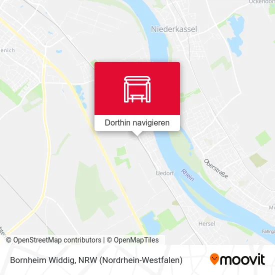 Bornheim Widdig Karte