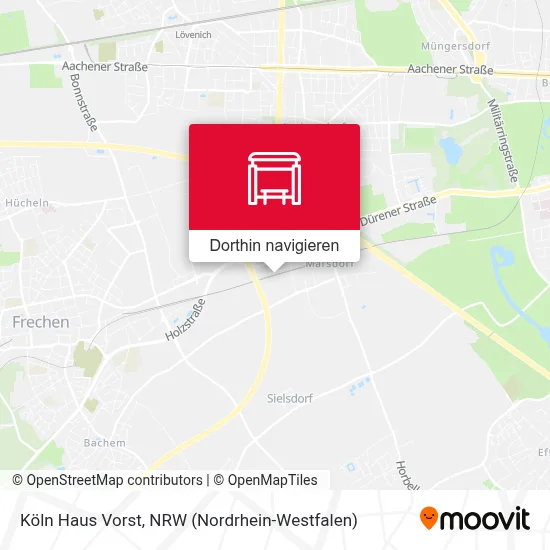 Köln Haus Vorst Karte