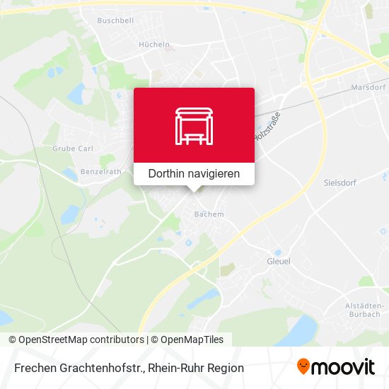 Frechen Grachtenhofstr. Karte