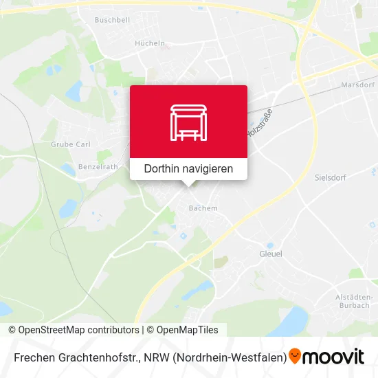 Frechen Grachtenhofstr. Karte