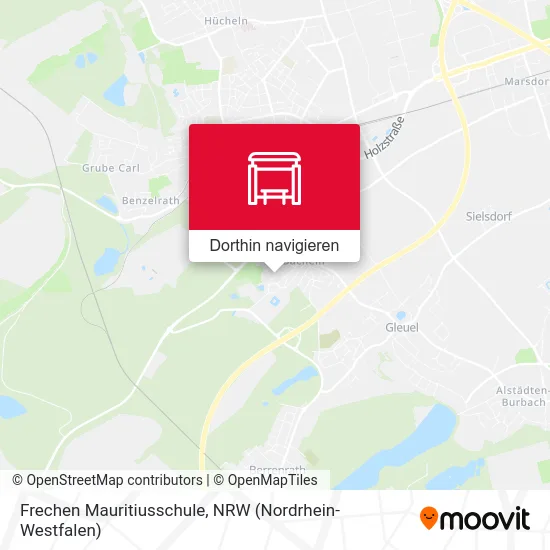 Frechen Mauritiusschule Karte