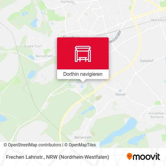 Frechen Lahnstr. Karte