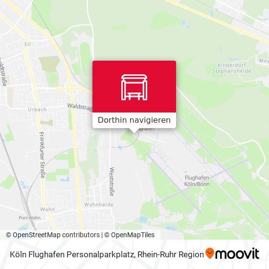 Köln Flughafen Personalparkplatz Karte