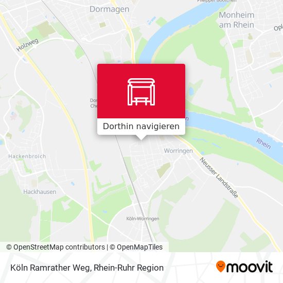 Köln Ramrather Weg Karte