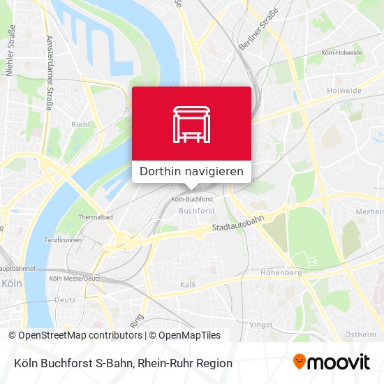 Köln Buchforst S-Bahn Karte